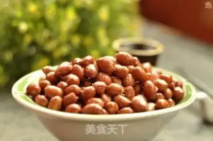 Make Fried peanuts and fries step 6