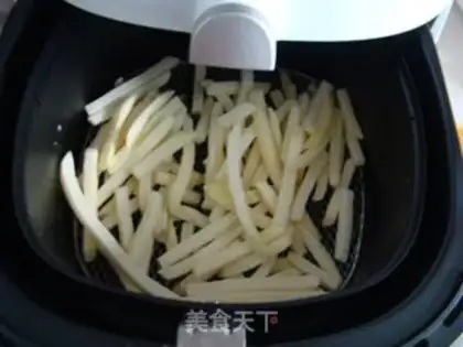 Make Fried peanuts and fries step 7