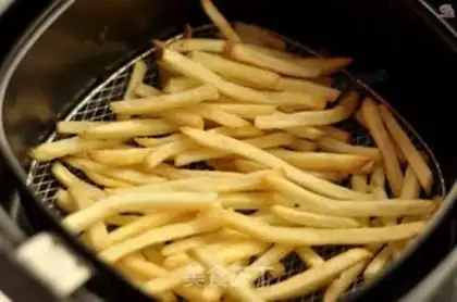 Make Fried peanuts and fries step 9