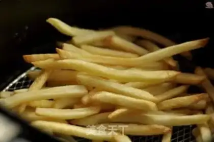 Make Fried peanuts and fries step 11