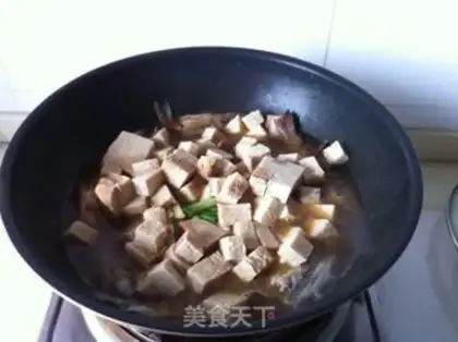 Make Frozen tofu stews wild minnows step 2
