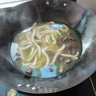 Make Pork blood powder soup step 6
