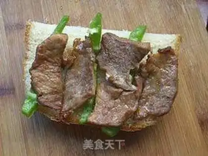Make Barbecue toast step 6