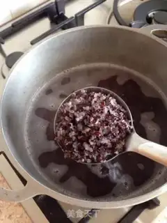 Make Purple almond milk step 1