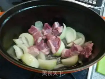 Make Potato beef step 1