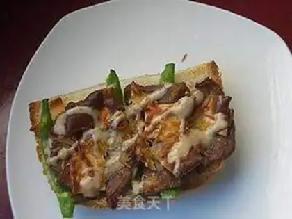 Make Barbecue toast step 9