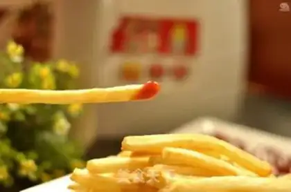 Make Fried peanuts and fries step 14