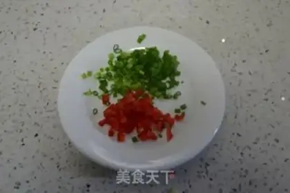 Make Gold rice steamed eggs step 2
