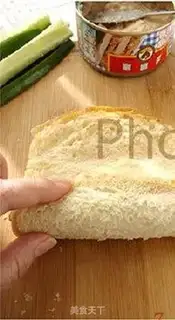 Make Tuna salad toast rolls step 6