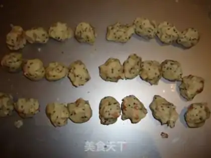 Make Peanut peaches step 5