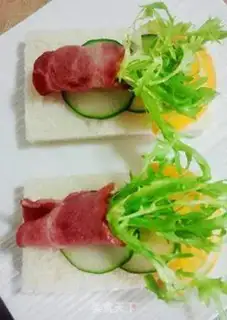 Make Bacon salad sandwich step 7
