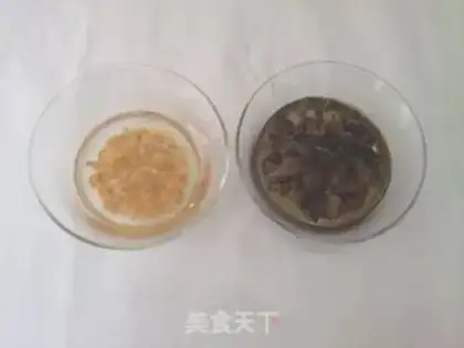 Make Autumn mushrooms, salted water step 1