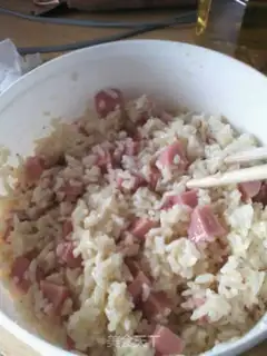 Make Ham omelet step 2