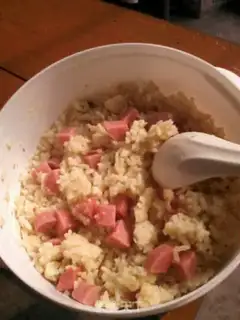 Make Ham omelet step 4