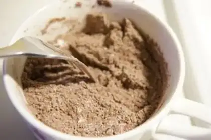 Make Teacup brownie step 1