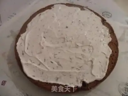 Make Chocolate strawberry cake step 1