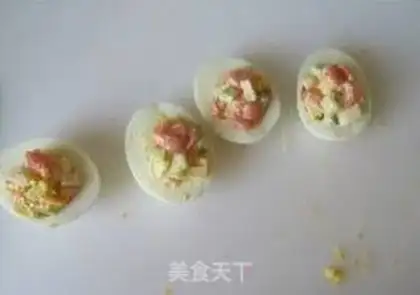 Make A salmon egg step 7