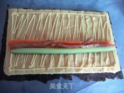 Make Cake sushi step 18