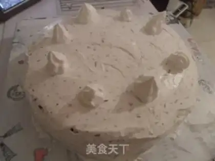 Make Chocolate strawberry cake step 5