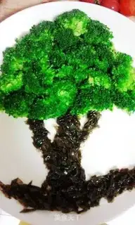 Make Orchid salad apple tree step 7