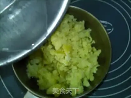 Make Sesame salad mashed potatoes step 5
