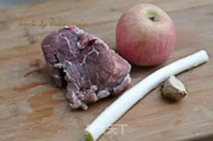 Make Apple beef step 0
