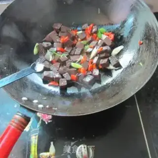Make Fried pig blood step 8