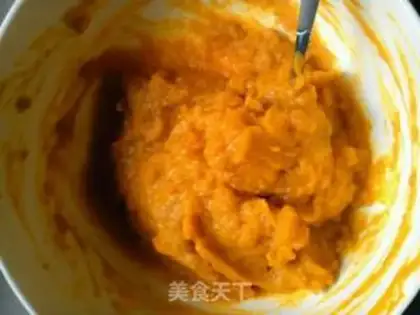 Make Milk pumpkin buns step 1