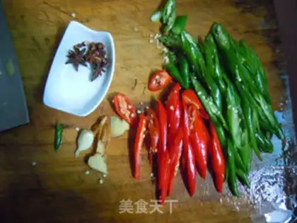 Make Two peppers of duck sausage step 2