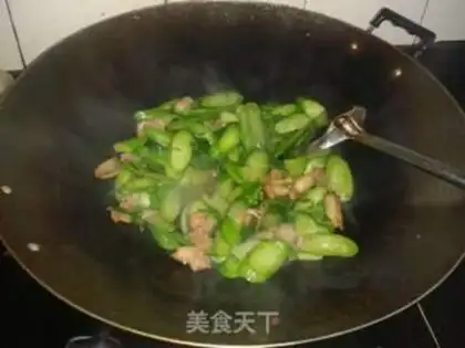 Make Blue mustard meat step 4