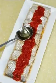 Make Pepper chopping steamed fish step 5