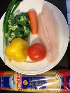 Make Pepper cod pasta step 0