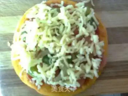 Make Mini pumpkin pizza step 9