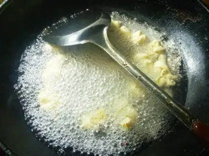 Make A thousand knots of snow dish step 3