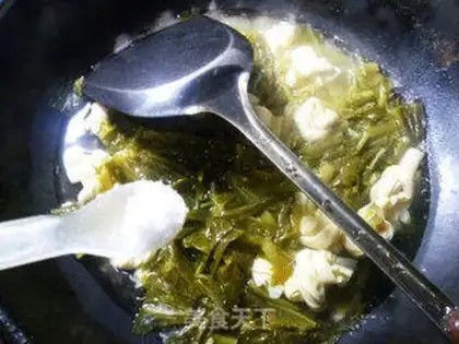 Make A thousand knots of snow dish step 5