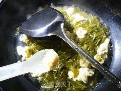 Make A thousand knots of snow dish step 6
