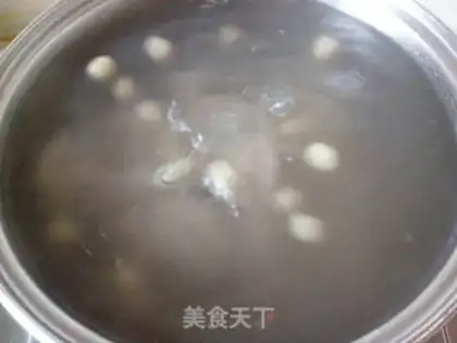Make Lotus peanut poach soup step 6