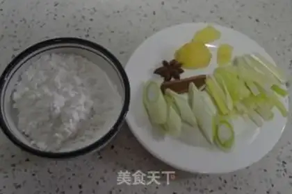 Make Yellow chicken step 1