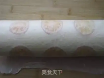 Make Orange cake roll step 19