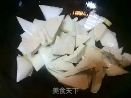 Make Tofu fan soup step 5