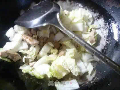 Make ♪ In the back of a cabbage egg soup ♪ step 7