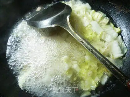 Make ♪ In the back of a cabbage egg soup ♪ step 8