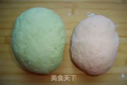 Make Colour dumplings step 1