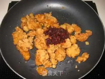 Make Spicy chicken and rice step 6