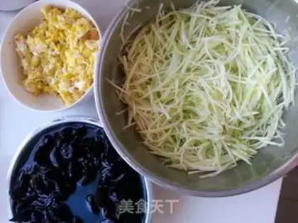 Make Pumpkin eggs buns step 0