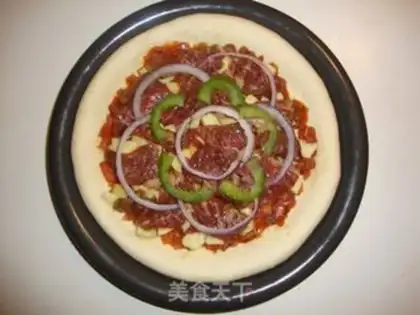Make Black pepper beef pizza step 22