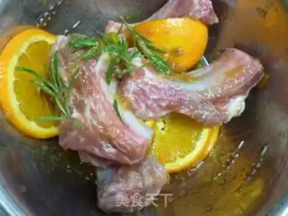 Make Orange jam roasted ribs step 1