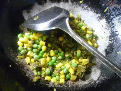 Make Snow pickles, green bean corn step 5
