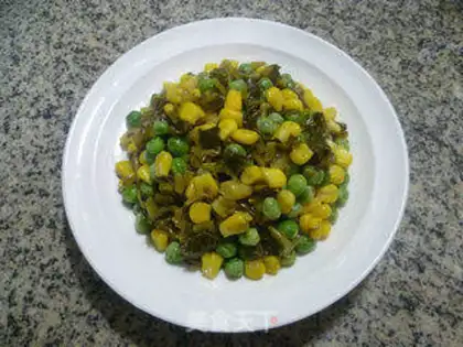 Make Snow pickles, green bean corn step 9