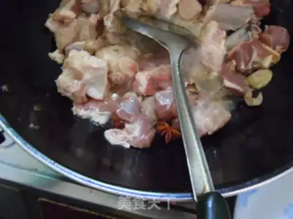 Make Teaseed oil and lamb stew step 5